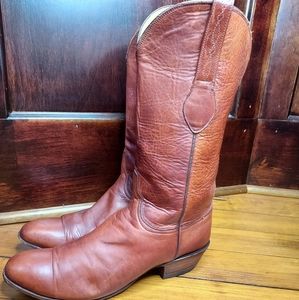 Lucchese Classics size 10 Men’s Round Toe Brown Distressed Roper Cowboy Boots